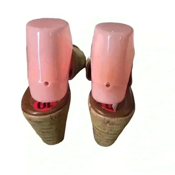 A. Giannetti Tan Suede Slip on Wedges, Size 10‎ - Picture 4 of 7